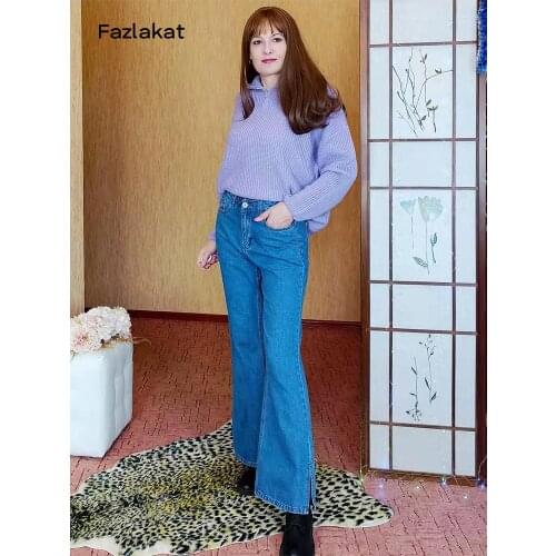 FAZLAKAT Women's Loose Jeans