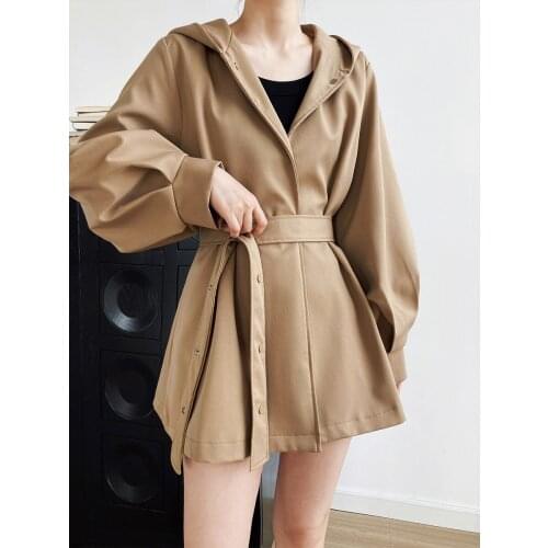 JINGZHI Women's Trench Coats