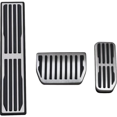 Footrest Dead Brake Gas Pedal Cover Set For Jaguar F-Pace XE XF 2016-2020 Range Rover Velar 2018 2019 2020