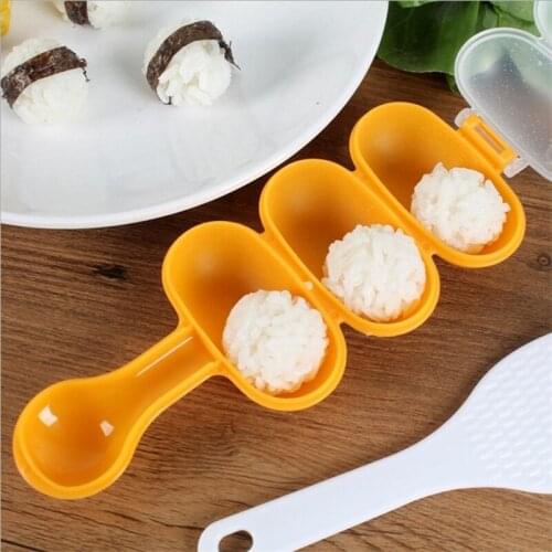 Creativity Rice Ball Molds Sushi Mold Maker DIY Sushi Onigiri Rice Mold Kitchen Tools Childrens styling bento tool Accessories