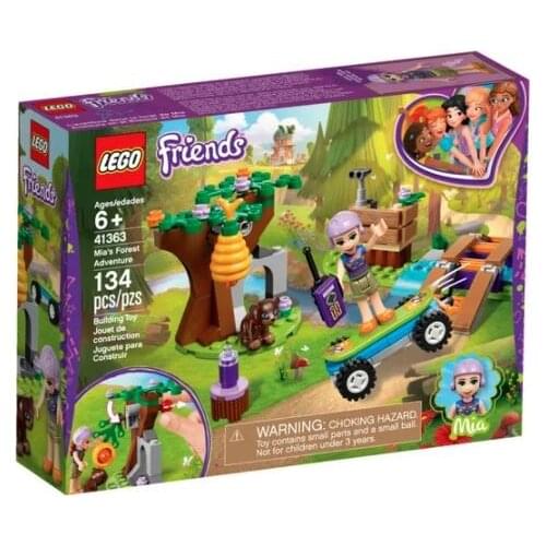 Lego Friends 41363 Mias Forest Adventure great toys birthday gift kids 134pcs children bricks playset mini-doll figure fans