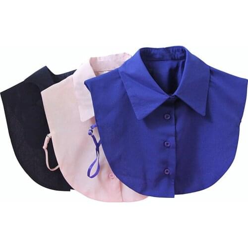 Linbaiway Fake Collar Women Ladies False Collar Shirt Half Shirt Detachable Blouse Detachable Collar Removable Vestido Accessory