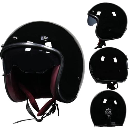 German Motorcycle Helmet Bicycle Women Open Face Vintage Motorbike MTB Casque Retro Chopper Cascos Para Moto Enduro Capacete