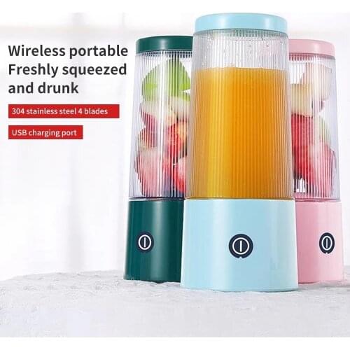 New 350ML Electric Juicer Smoothie Blender Cup 4-Knife Portable Blenders Mini USB Food Processor Kitchen Appliance Blender
