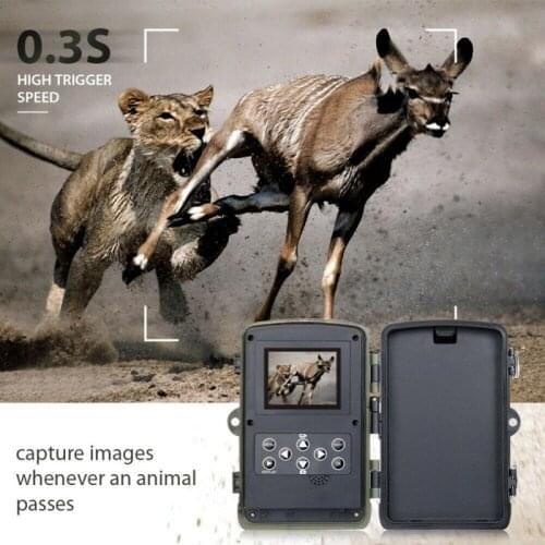 Hunting Trail Camera Night Version Wild Cameras Trap 0.3s Trigger Wildlife Camera Surveillance Capture The Picture Perfectly