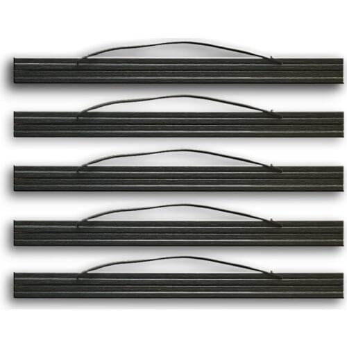 Wholesale 21-100cm Large Size Black MDF Wood Magnetic Hanger Photo Frame for Pictures Posters Canvas Paintings Print Wall Frame