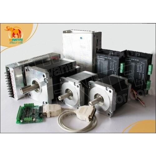 Great Kit! CNC Wantai 3 Axis Stepper Motor 1232oz-in&4200oz-in+Driver DQ860MA&DQ2722M US UK CA JP DE IT FR DK BE Free