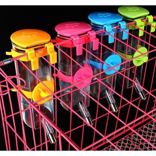 Pet hanging water dispenser, water dispenser for dog and cat hanging water bottle, dog feeding water dispenser for dog