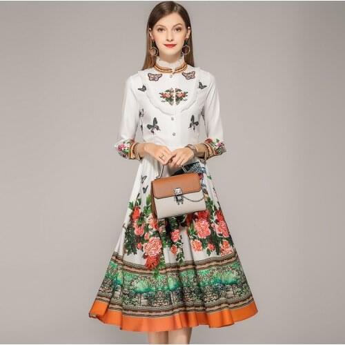 The middle long sleeve improved dressvTemperament restoring ancient luxurious national characteristics quite good quality