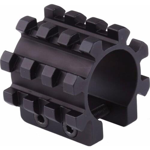 Tactical Diameter 25mm Ring Tactical 3 Picatinny Rails Per Side Fit for 12 Gauge 5 Position Barrel Mount 5 Attachment Points