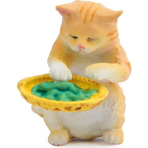 Japanese Cat Life Version Wild DIY Micro-landscape Model Landscaping Doll Ornaments Table Decor