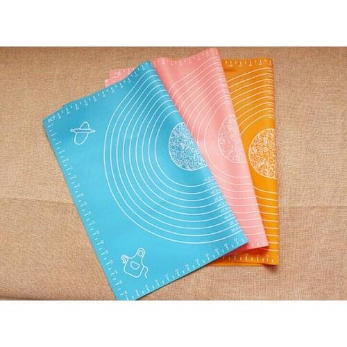 1PC 50x40cm Thicking Silicone Mats Baking Liner Silicone Oven Mat Heat Insulation Pad Bakeware Kid Table Mat Hot Sale JC 0551