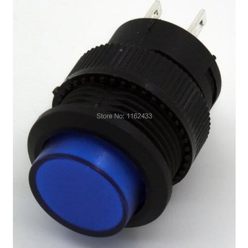 10pcs / lot R16-503B 16mm reset (ON) - OFF round push button switch pushbutton