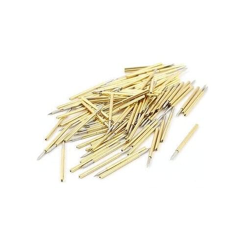 100 Pieces P160-B1 1.0mm Spear Tip Spring PCB Testing Contact Probes Pin