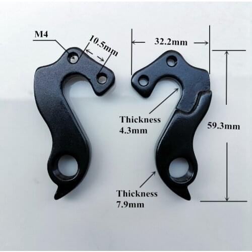 5pcs Bicycle Mech dropout D052 For Benellie E-Bike Bevato Gios Bianchi MBK Edge Principia Wheeler bike frame Derailleur Hanger