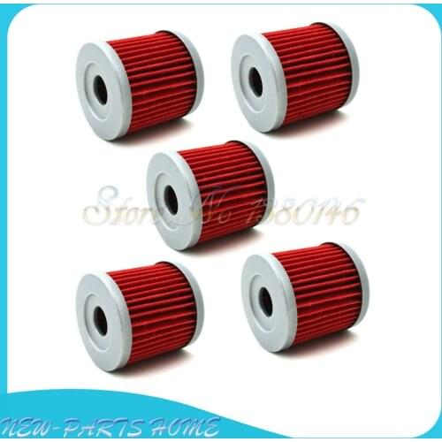 5x Oil Filter For SUZUKI DRZ 400 400E 400S 400SM LTZ400 LTR450 LTZ 400 LTR 450 KAWASAKI KLX400SR ATV Dirt Motor Bike