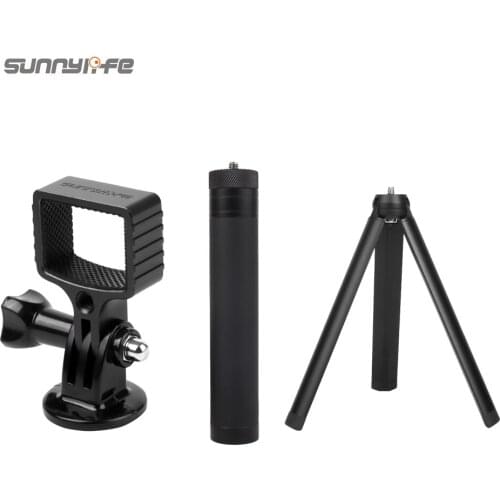 3 IN 1 Aluminum Alloy Adapter& Tripod Mount &Extension Rod for GOPRO DJI OSMO POCKET Gimbal Accessories