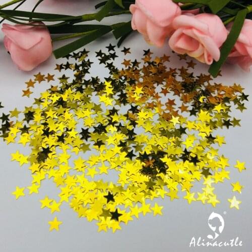 25g 6mm Star Sequins golden Paillette Sewing Garment Accessories,Clothing accessories,DIY Sequins scrapbooking shakes