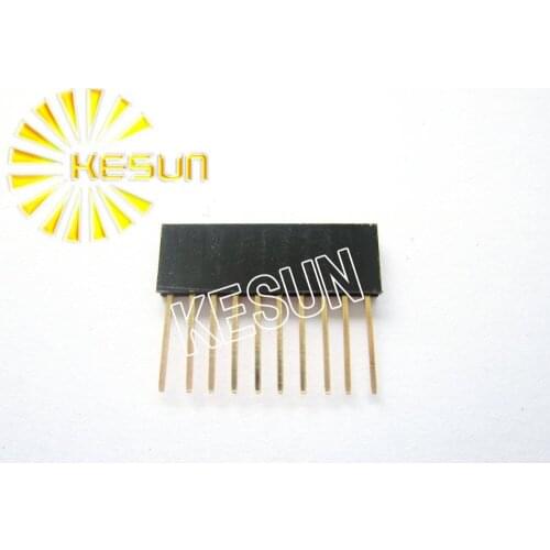 FREE SHIPPING 100PCS 2.54MM 6Pin 11MM Long Needle Female Pin Header Strip Stackable Header