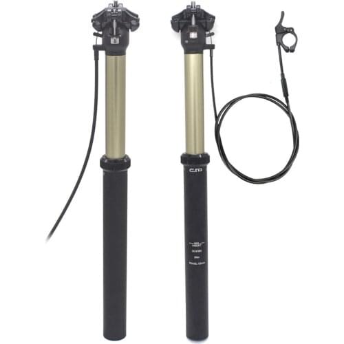 CSP DNM Mountain Bike Selim Dropper remote control Lockkout 380mm range 125 mm