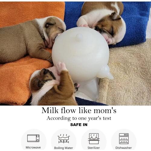 3rd generation Dongdong pets Bubble Milk Bowl S/L for puppies/ kittens milk feeder