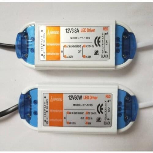 3 YEAR warranty Led Driver DC 12V Power Supply AC 90-240 V 42W 60W Lighting Transformers Driver Led for LED Strip Power Supply