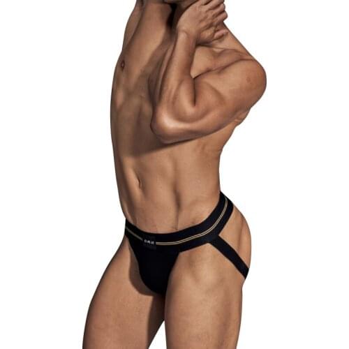 Gay Thong Men Jockstrap Mens Underwear Sport Sexy Mens Thongs Tanga Bikini Cotton Sissy Cueca Lingerie Jock Strap Quick Dry