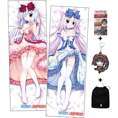 Hobby Express Dakimakura Japanese Otaku Waifu Hugging Body Pillow Cover Alice or Alice - Rise & Airi ADP18038-1