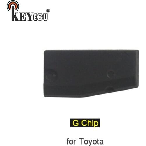 KEYECU 2x G Chip 80 Bit Transponder Remote key Chip Carbon for Toyota