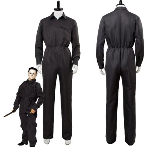 2018 Horror Movie Halloween Michael Myers Cosplay Costume Halloween Carnival Costumes For Adults Men Women Custom Made