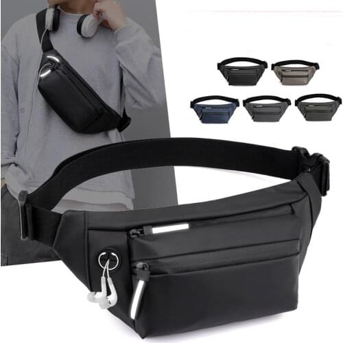 Fashion NEW Men Chest Bag Waist Packs Heuptas Hip Waterproof Messenger Bag Outdoor Waistband Banana Waist Bags