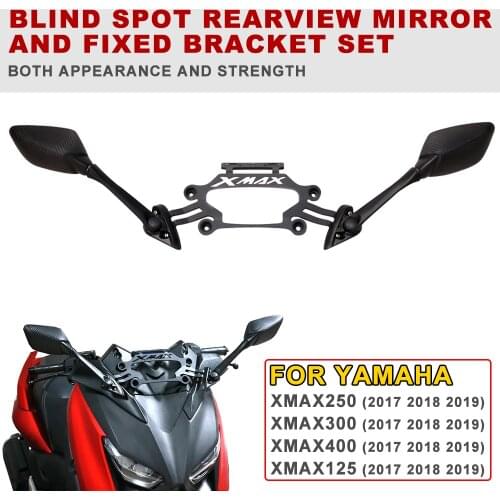 Motorcycle XMAX300 Rear View Mirrors Front Fixed Stent Mobile Hone Bracket Holder For Yamaha XMAX X-MAX 250 300 400 2017 - 2019