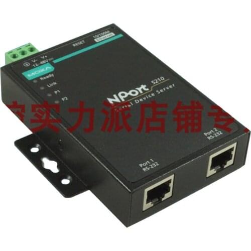 New Original Spot Photo For MOXA NPort 5210 RS232 2 Port Network Server