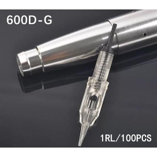 Permanent Makeup Machine Needles Tattoo Eyebrow Lips Cartridge Needles 1RL 100pcs For Permanent Makeup Machine
