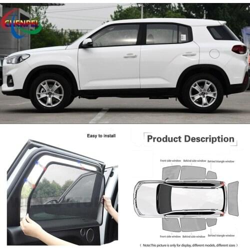 For Hyundai IX35 Car Full Side Windows Magnetic Sun Shade UV Protection Ray Blocking Mesh Visor Car Decoration Accessories
