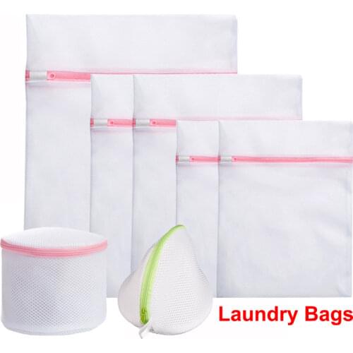 Mesh Laundry Bag Clothes Underwear Lingerie Bra Wash Bags Clothing Bras No Deformed Pouch Protection Net Basket Washing Bags Big