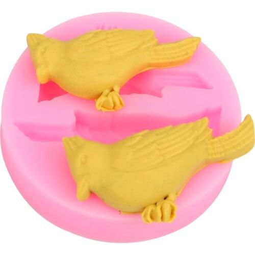 HOOMIN Silicone Fondant Mold Bird Shape Cake Mold Chocolate Mould Sugar Craft Cake Decorating Tool Kitchen Accessories