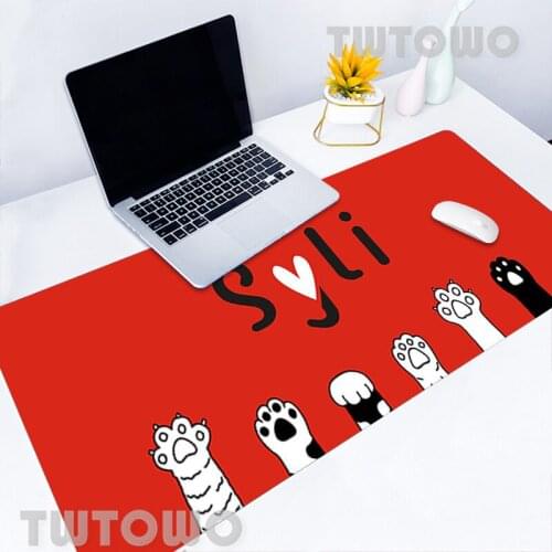 Cute Cats Paw Mouse Pad HD Gaming Mouse Mat Mouse Mat Desk Mat Mouse Pad Gamer Keyboard Pad Soft Office Mice Pad