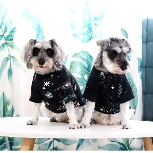 Dog Hoodie Thickening For Autumn/Winter New Pet Hoodie T-Shirt Cotton Padded Pomerol Teddy Cat Clothes Popular Logo Warm