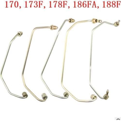 5pcs 178F 173F 170 186F 186FA 188F 186F Fuel injection pipe diesel engine air cooled high pressure fuel pipe suit kipor kama