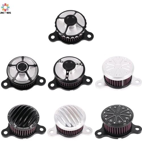 Motorcycle CNC Auto Vehicle Air Filter Intake Cleaner System Kit Motor Bike For Harley Sportster XL 883 XL1200 48 72 1991-2017