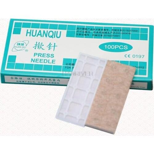 10 boxes sterile ear press needle Auricular acupuncture needle Intradermal needle 100pcs SZ 0.25*1.3mm