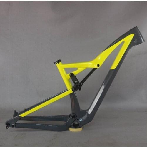 2021 Full Suspension ALL Mountain Bike Frame carbon fiber MTB frame FM10 disc brake post accept custom painting