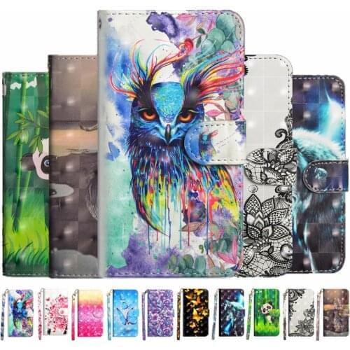 3D Luxury Wallet Case For Xiaomi Redmi Note 8 Pro Note 8T 8 8A Cover Book Flip Style Mobile Phone Cases