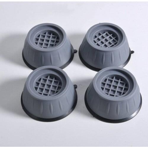 4 pcs washing machine anti shock pad Universal furniture rubber feet Refrigerator sofa anti vibration slip feet protector pads