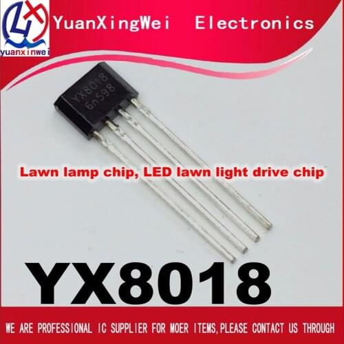 Free shipping 100 PCS Solar LED Driver YX8018