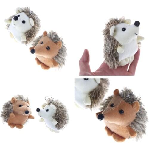 Cute Hedgehog Toy Anime Keychain Car Fur Keychain Plush Key Keychains Key Ring Holder Key Pendant For Bag Gifts For Women Girl