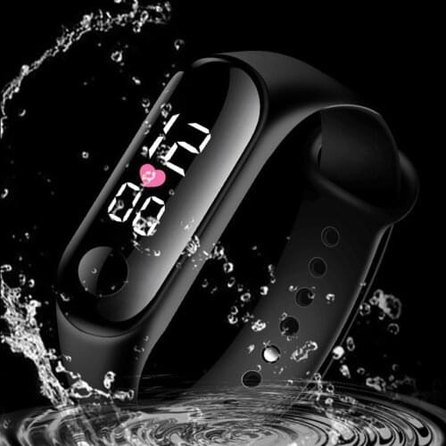 Women Silicone Digital Display Bracelet Dress Clock Ladies Quartz WristWatches Casual Women Sports Watch Reloj Hombre