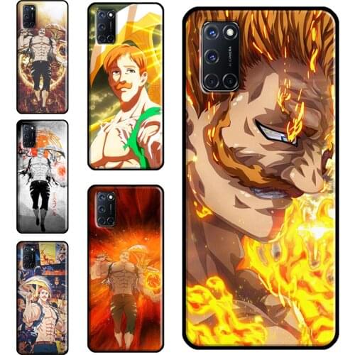 Escanor Seven Deadly Sins Case For OPPO A9 A5 A53 A31 2020 A52 A72 A15 A83 A91 A93 A5S Find X3 Pro Reno 2 Z Funda