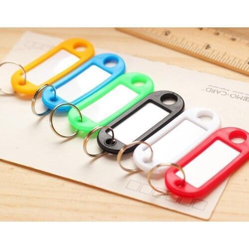 Color marking key plate number plate key chain luggage tag classification luggage tag